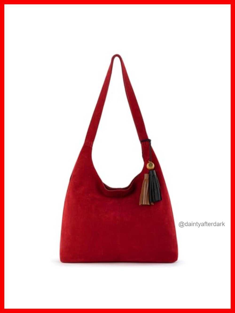 Sak Huntley Leather Hobo Bag Large Double Strap Shoulder Purse